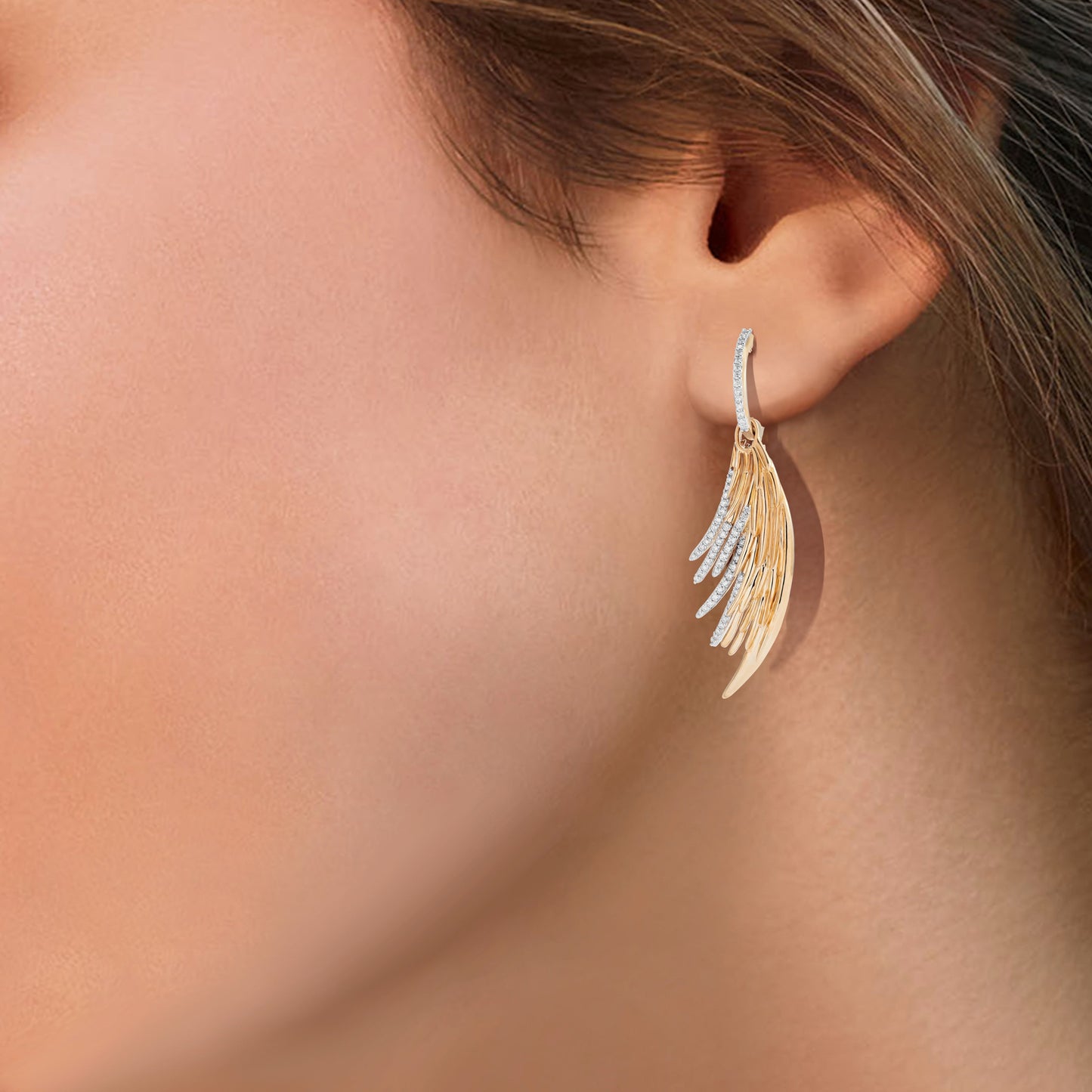 Skyward Bound Starling Diamond Earrings