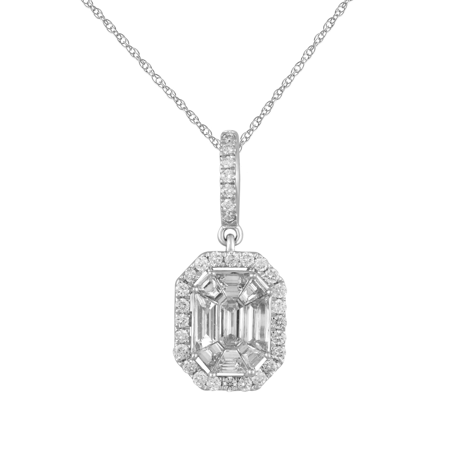 Unity Drop Diamond Pendant