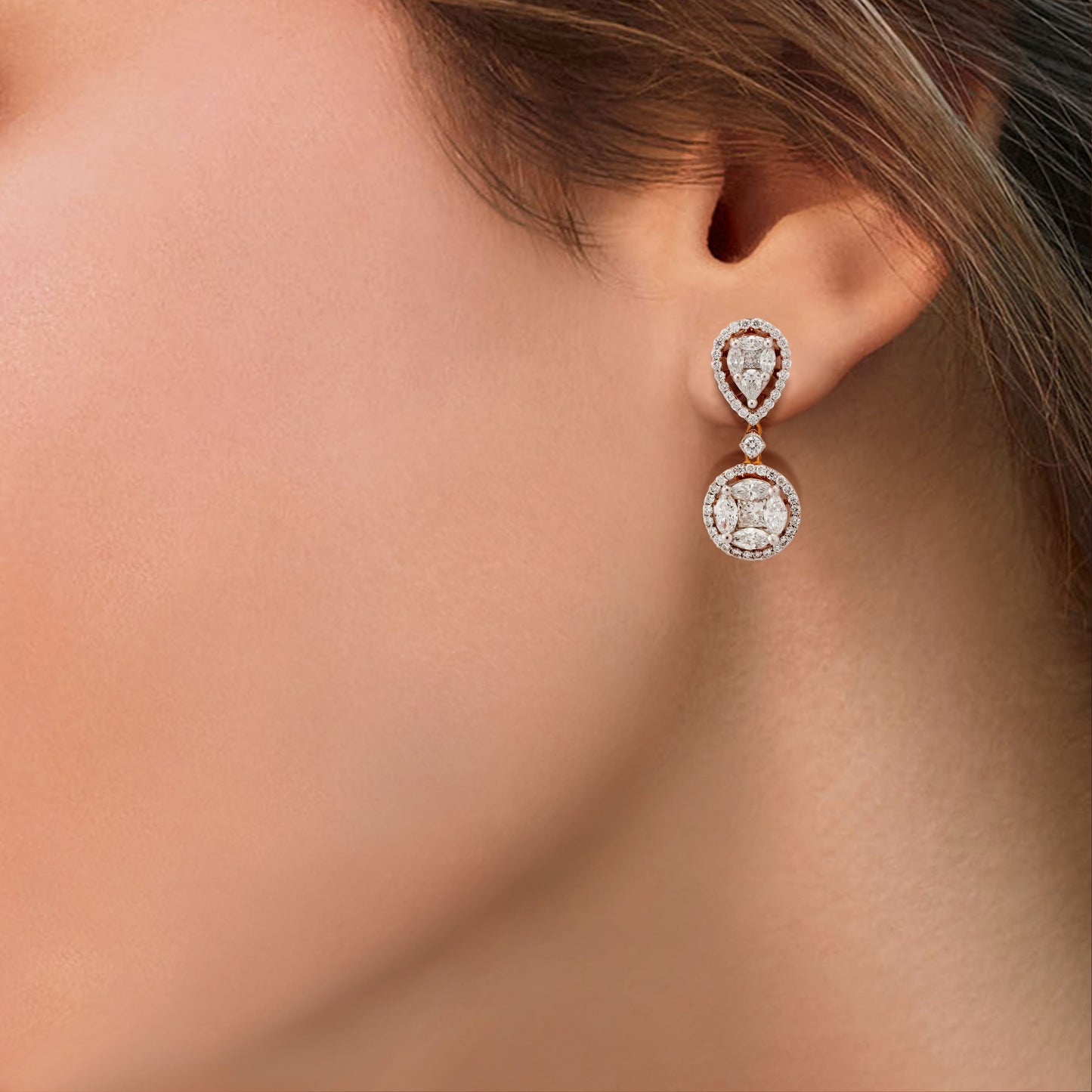 One Icedrops Diamond Earrings