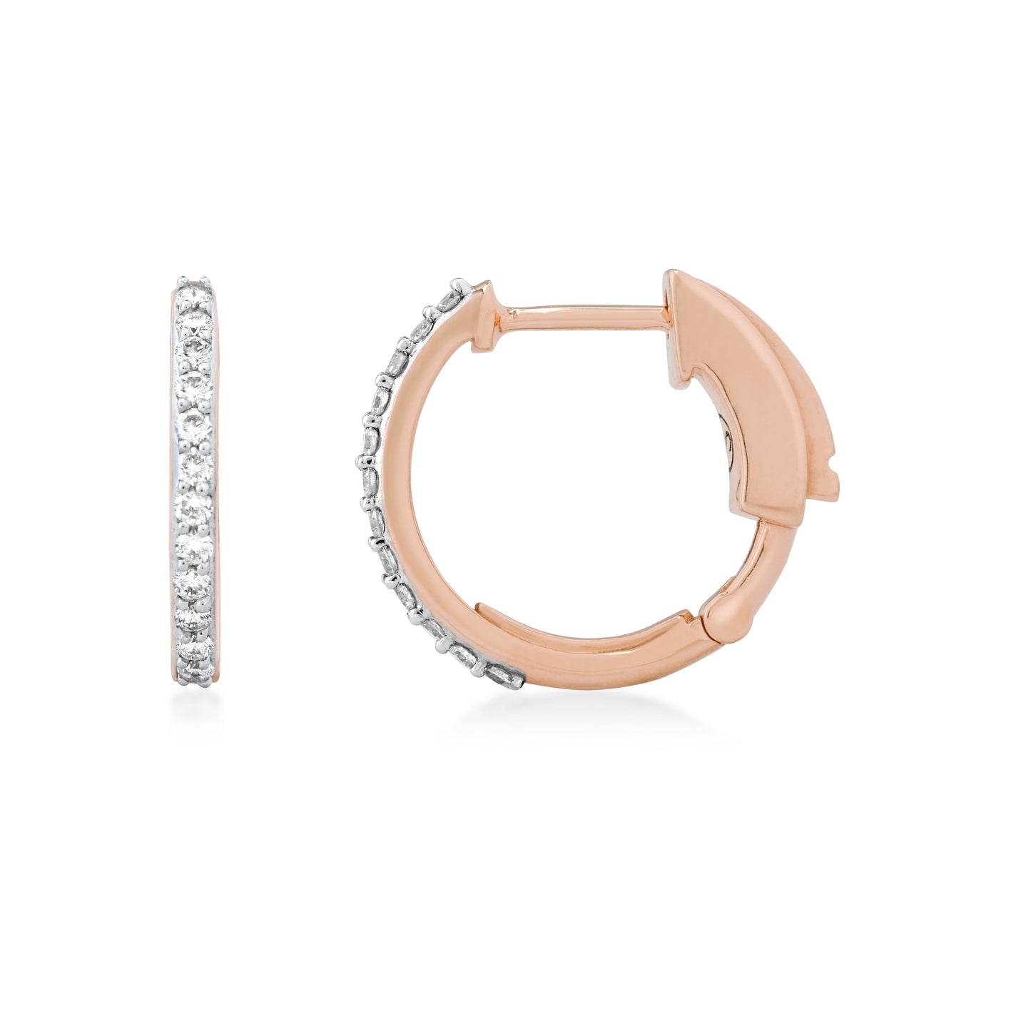 Circled Cirque Diamond Earrings