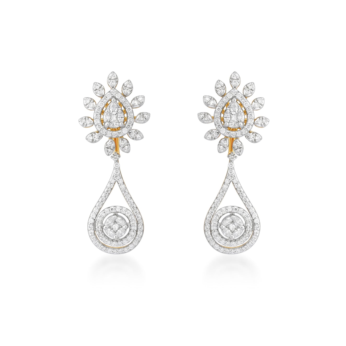 One Flare Diamond Earrings