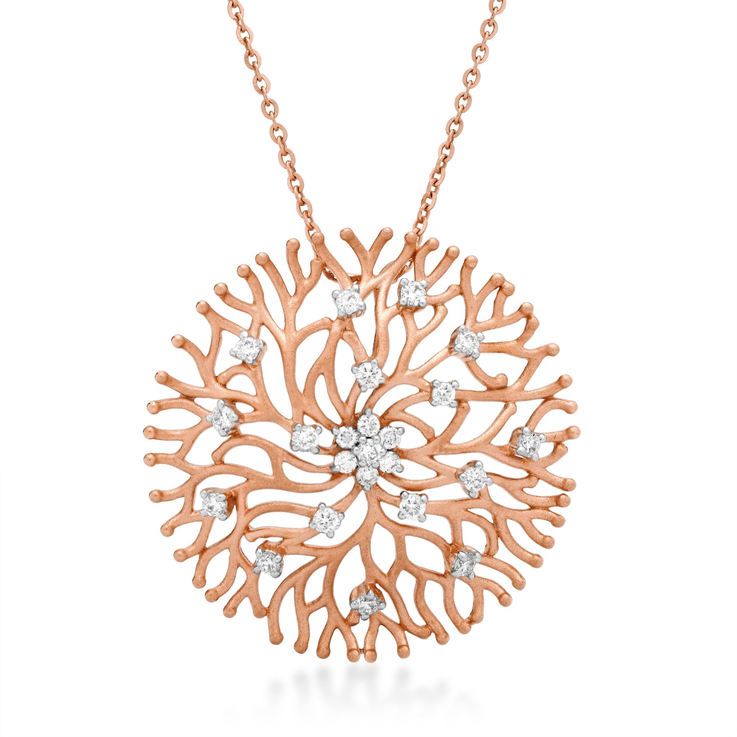 Starring You Dandelion Diamond Pendant