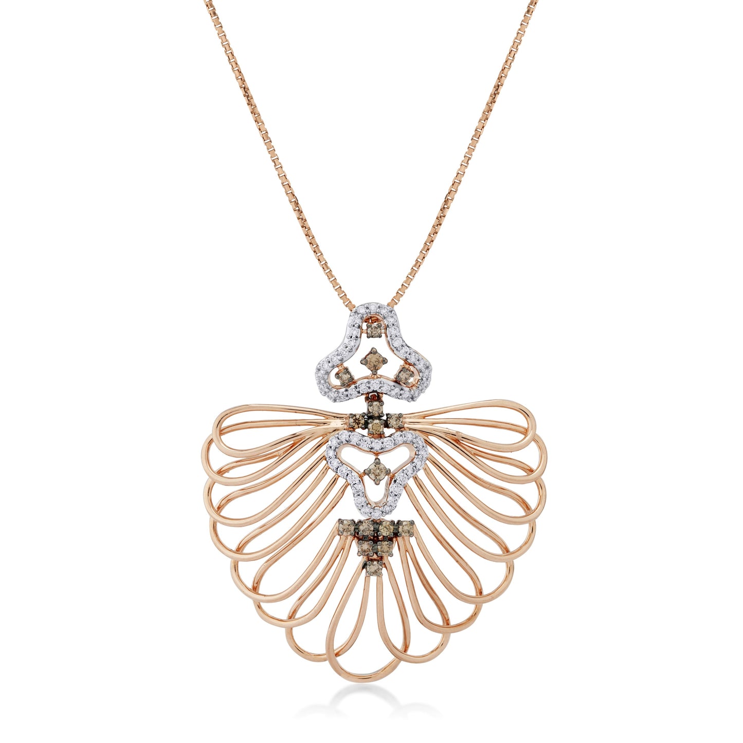 Starring You Twined Diamond Pendant