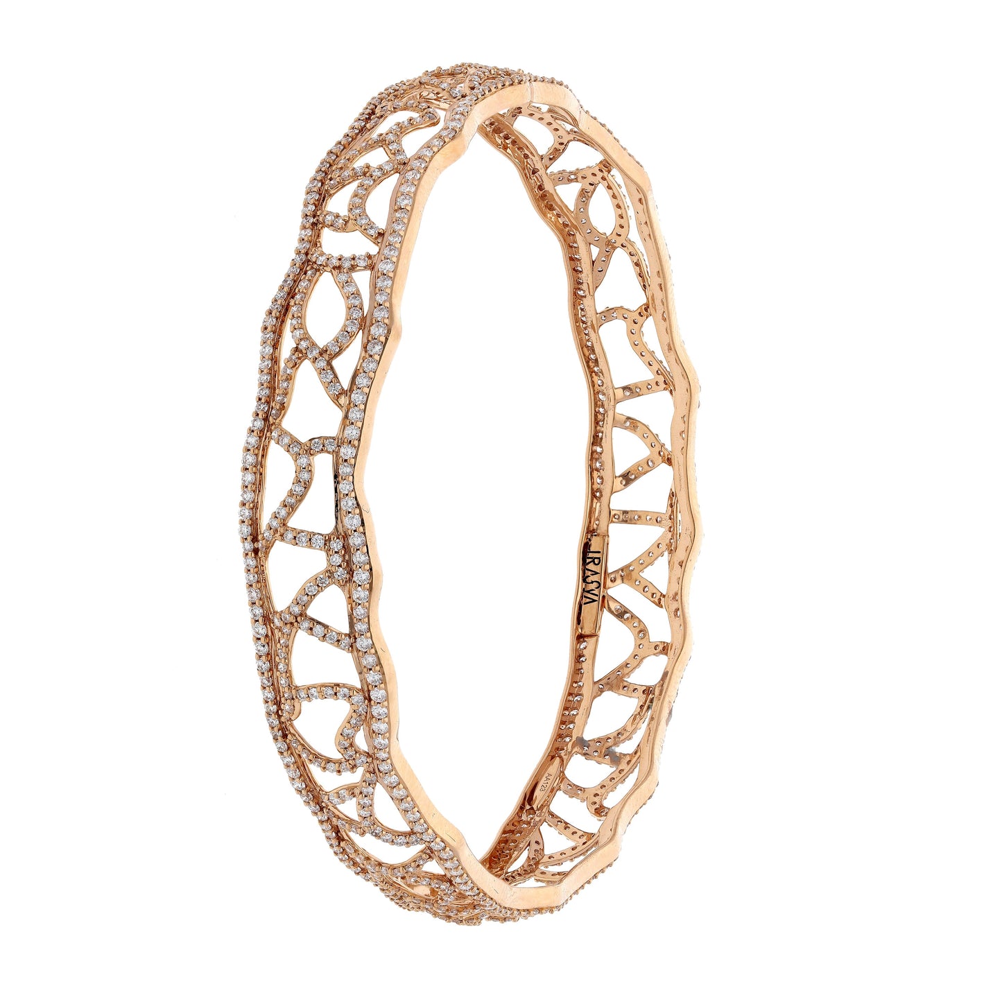 Elements Lattice Diamond Bangle