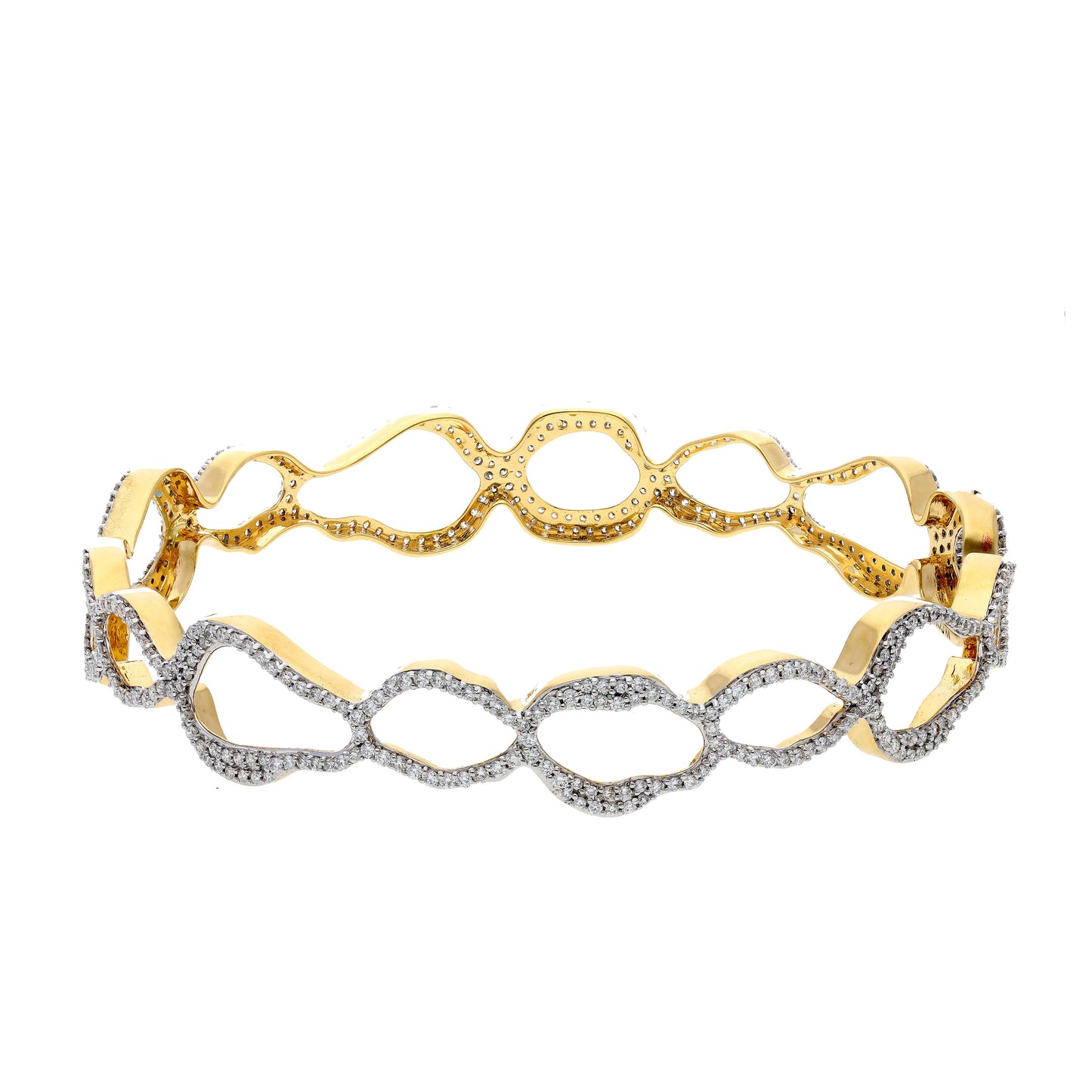 Elements Curvestone Diamond Bangle