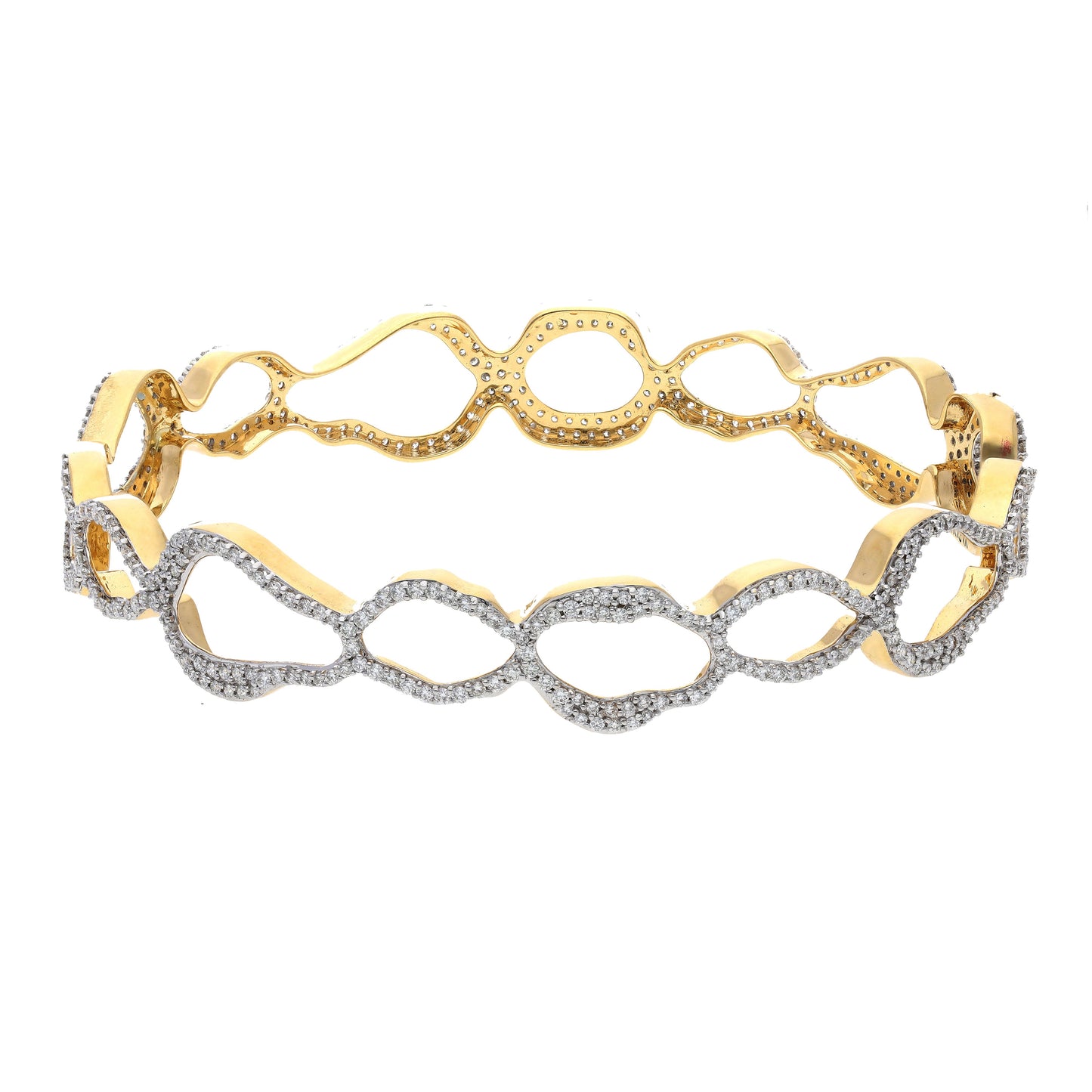 Elements Curvestone Diamond Bangle