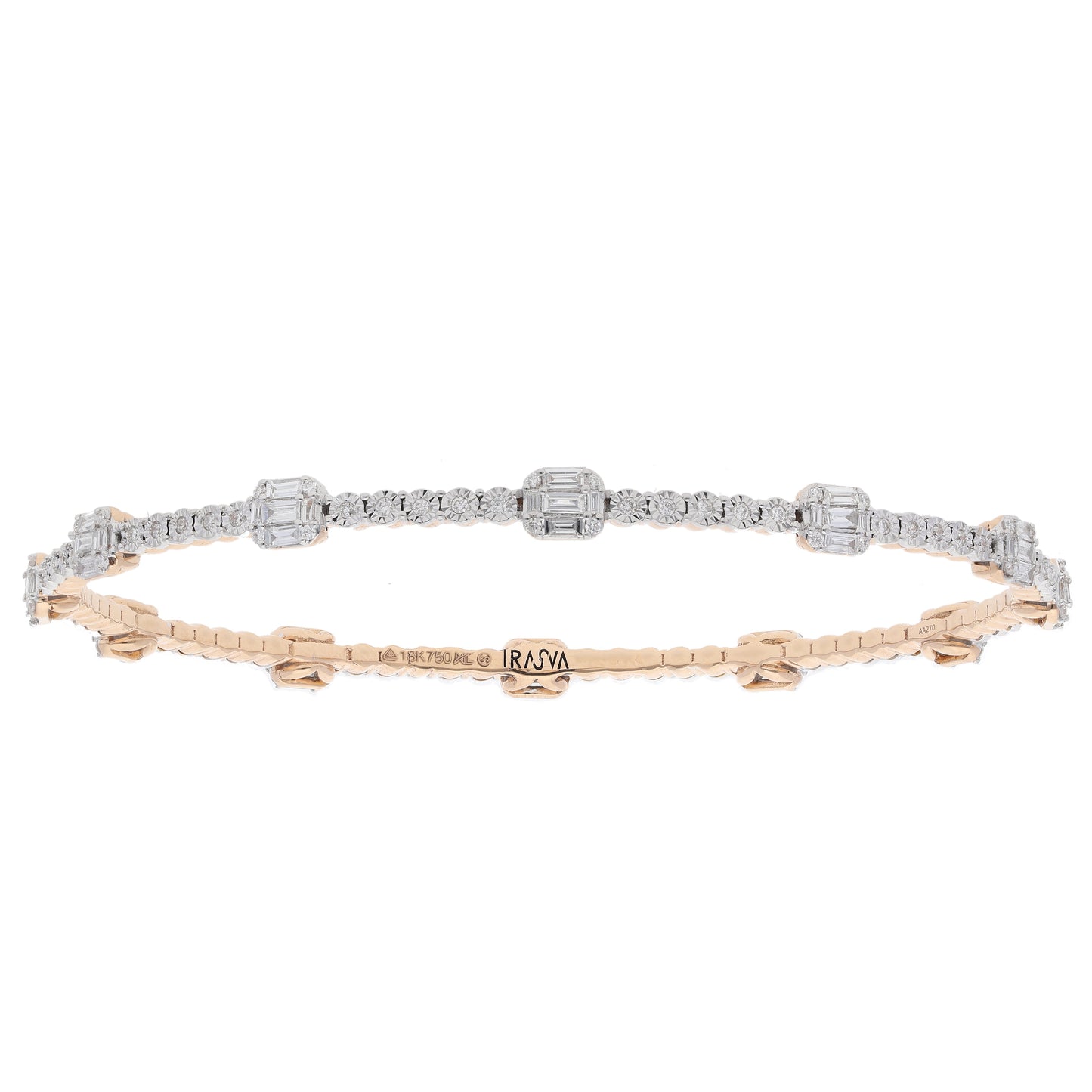 Linked Diamond Bangle