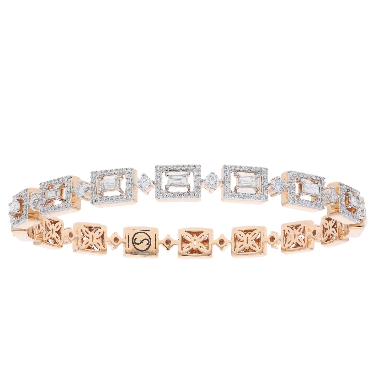 Movement Diamond Bangle