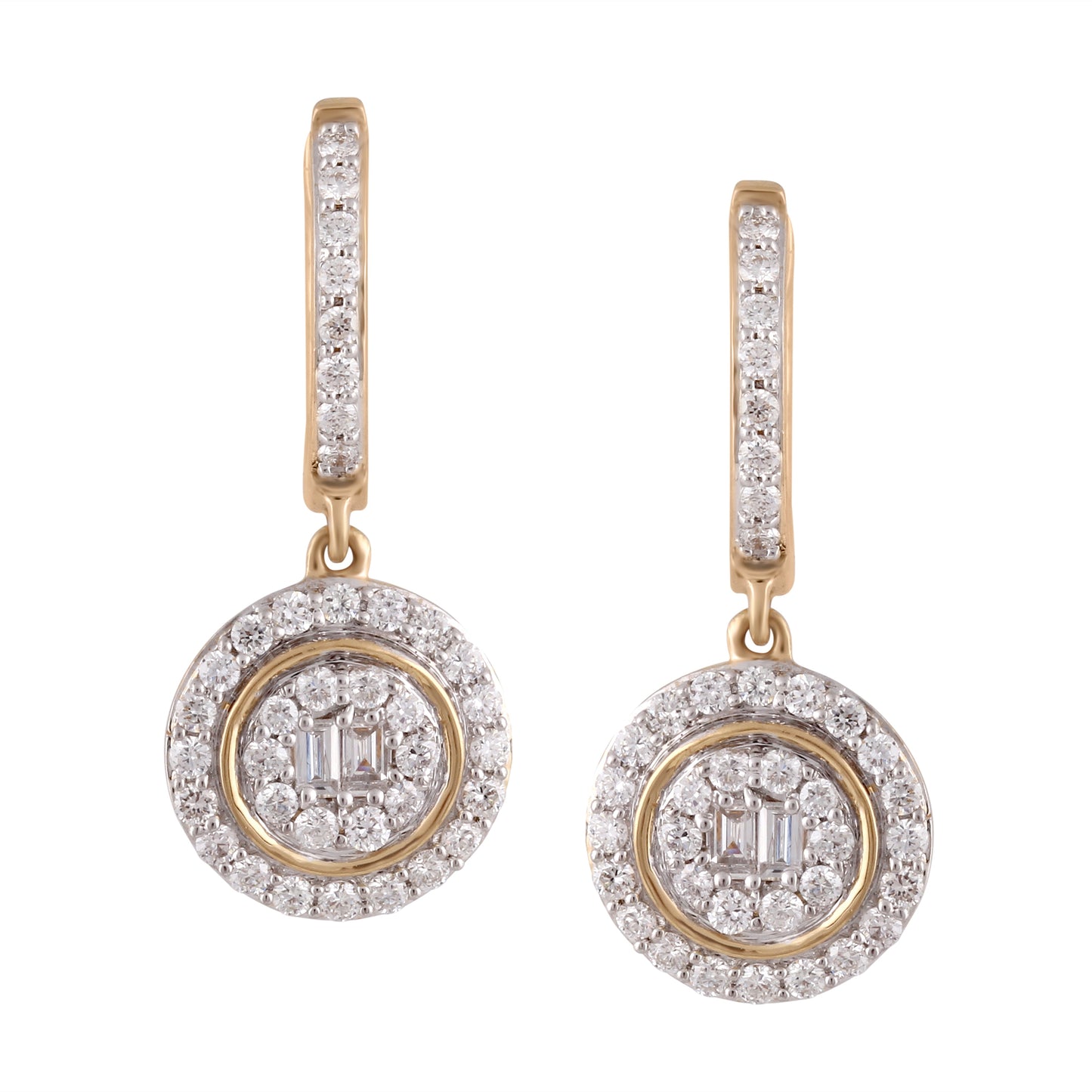 Aura Dangle Diamond Earrings
