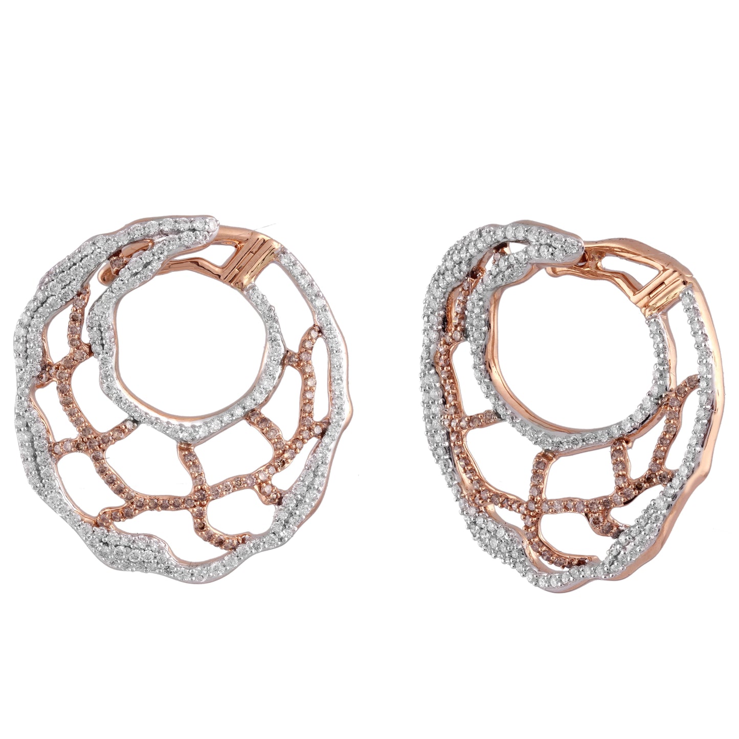 Elements Spiral Diamond Earrings