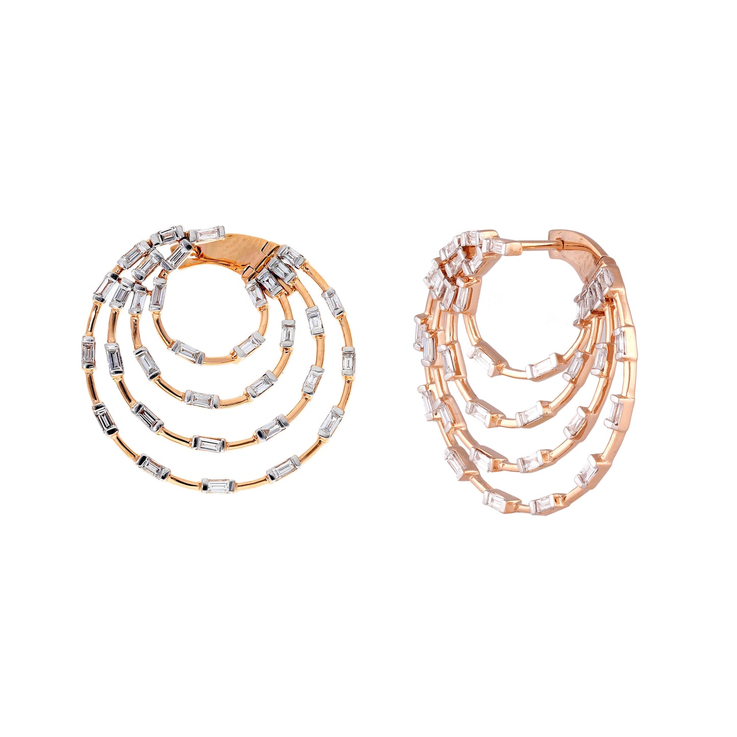 Scatter Waltz Revolve Diamond Earrings