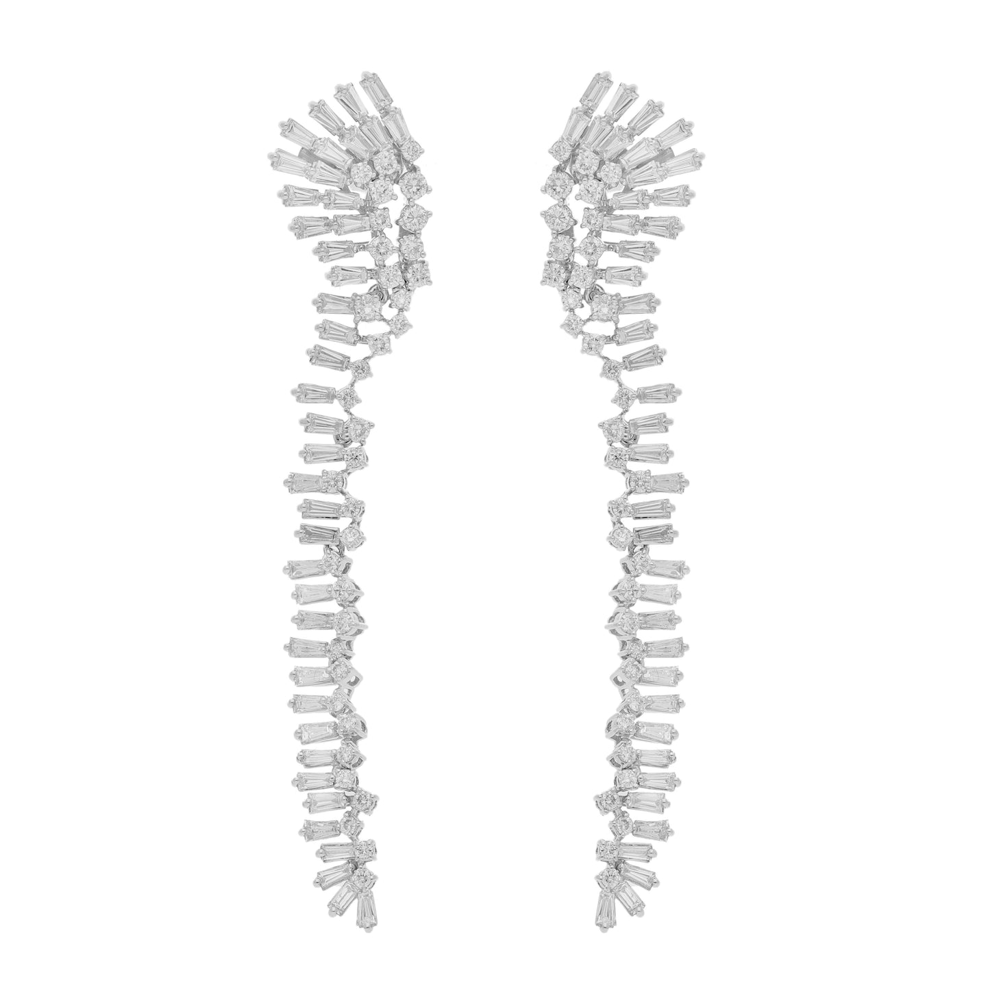 Scatter Waltz Wisp Diamond Earrings