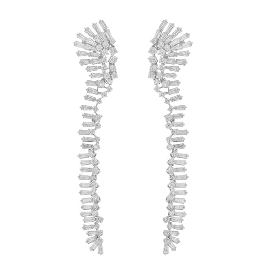 Scatter Waltz Wisp Diamond Earrings