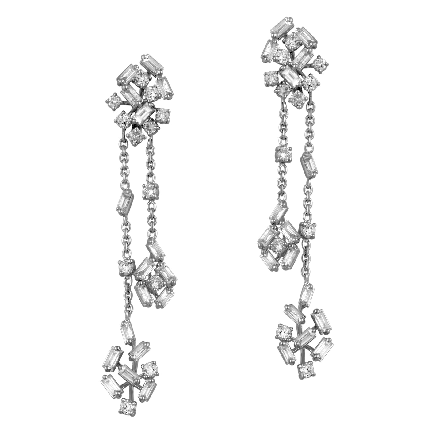 Scatter Waltz Chimes Diamond Earrings