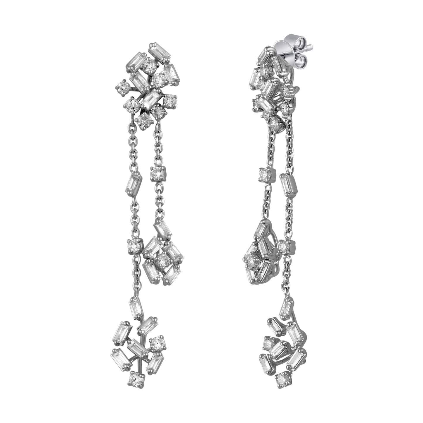 Scatter Waltz Chimes Diamond Earrings