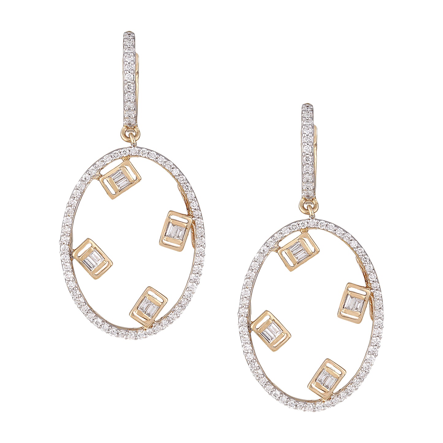 Regalia Castle Diamond Earrings