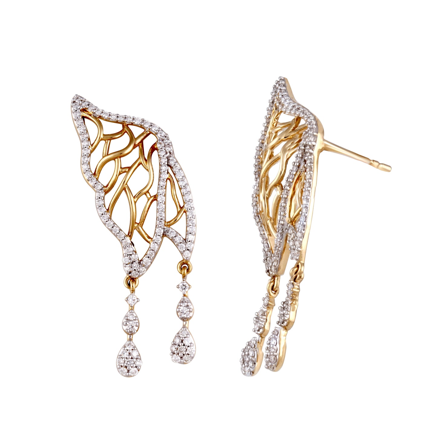 Skyward Bound Lift-Off Diamond Earrings