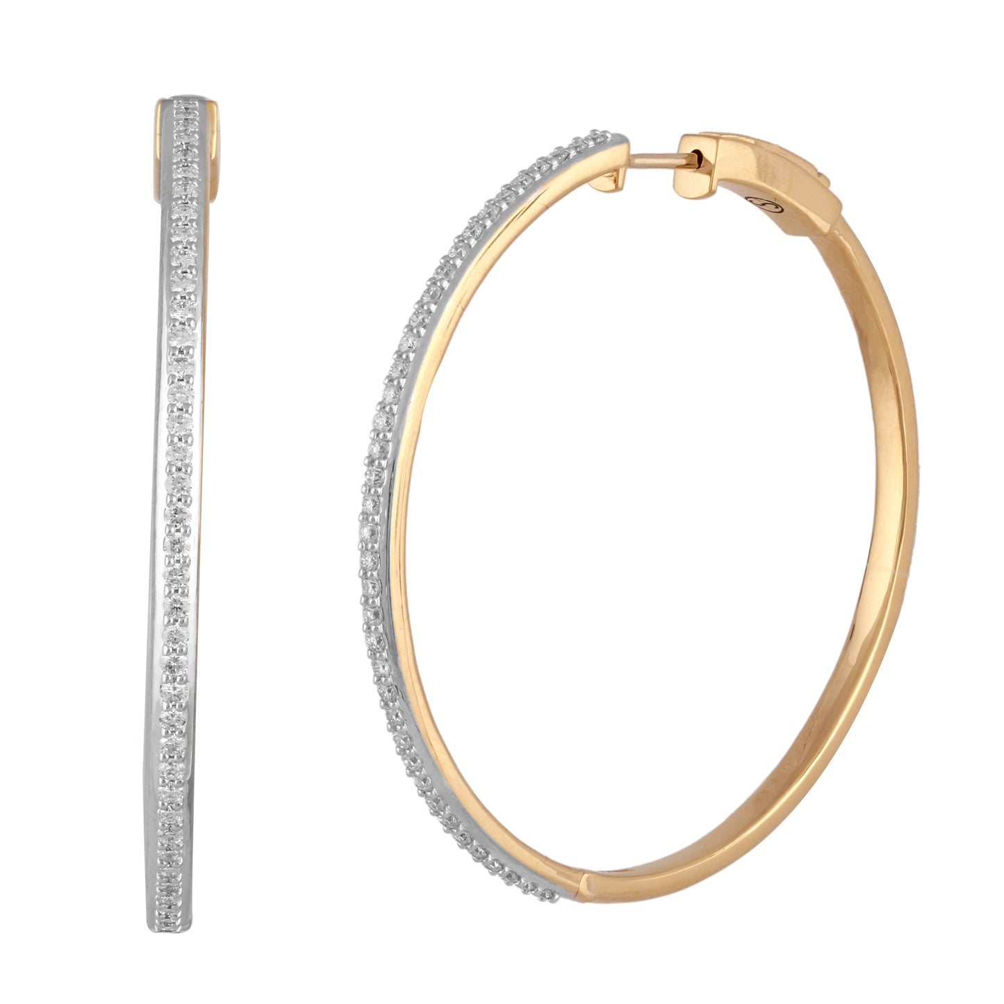 Circled Essential Diamond Earrings