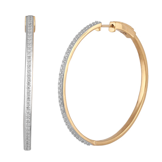 Circled Essential Diamond Earrings