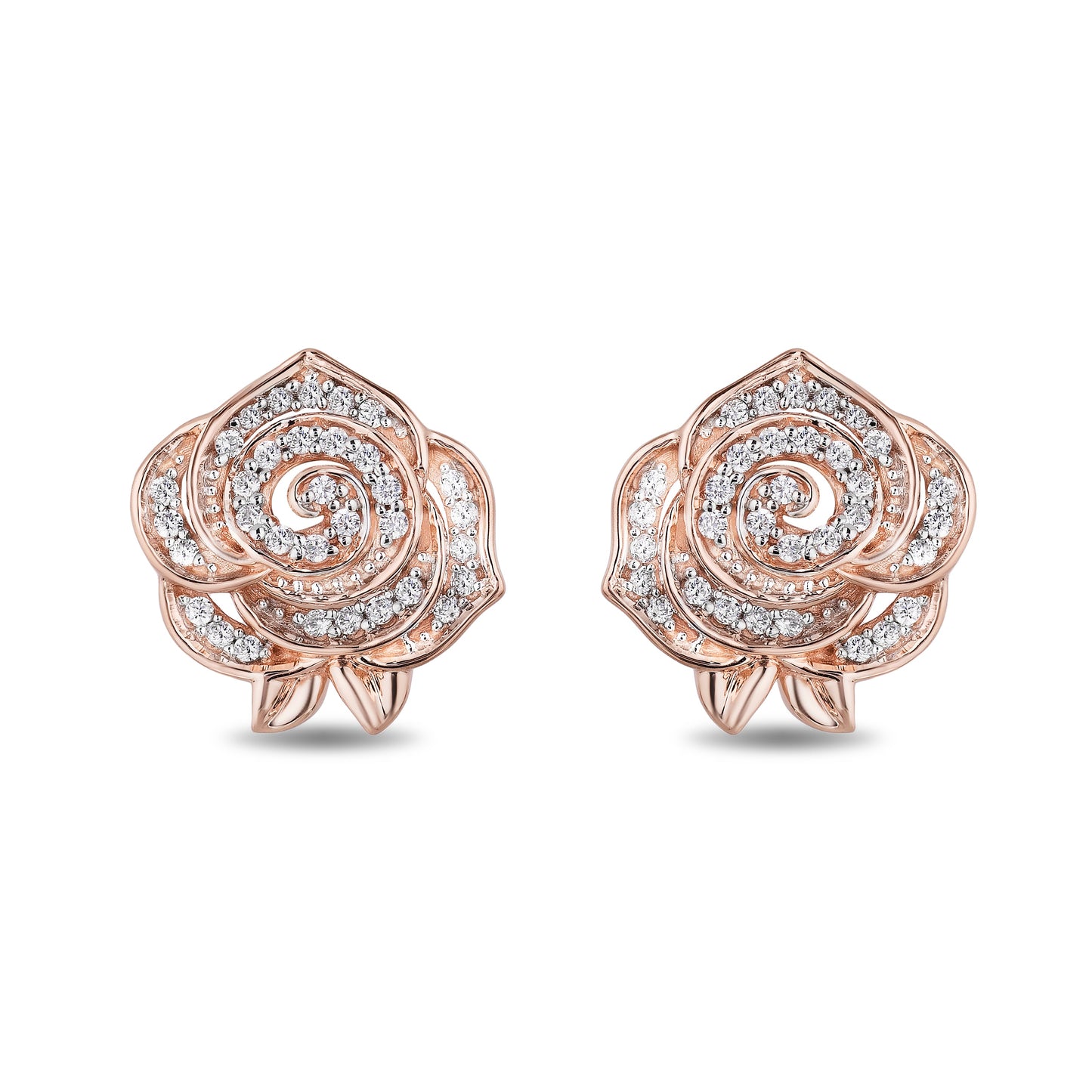 Belle Rose Earrings with 1/5 cttw Diamonds