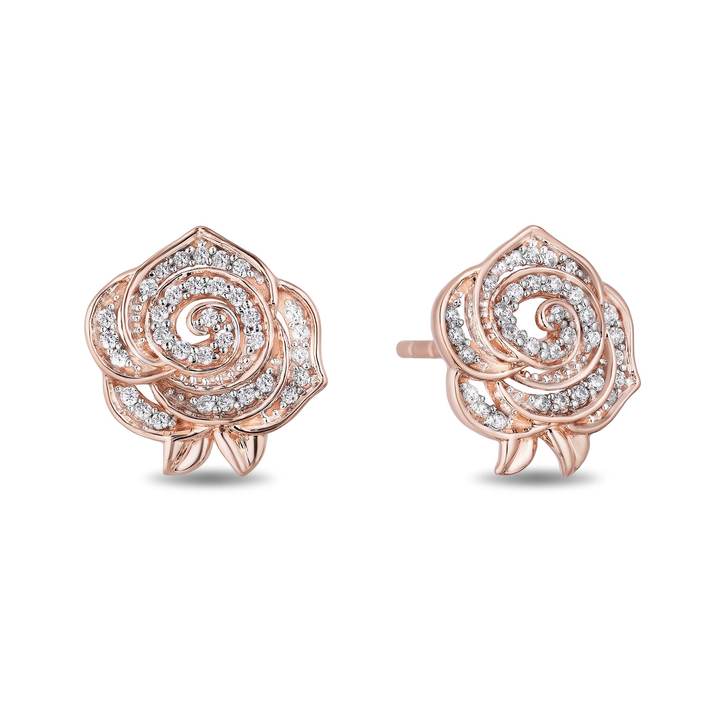 Belle Rose Earrings with 1/5 cttw Diamonds
