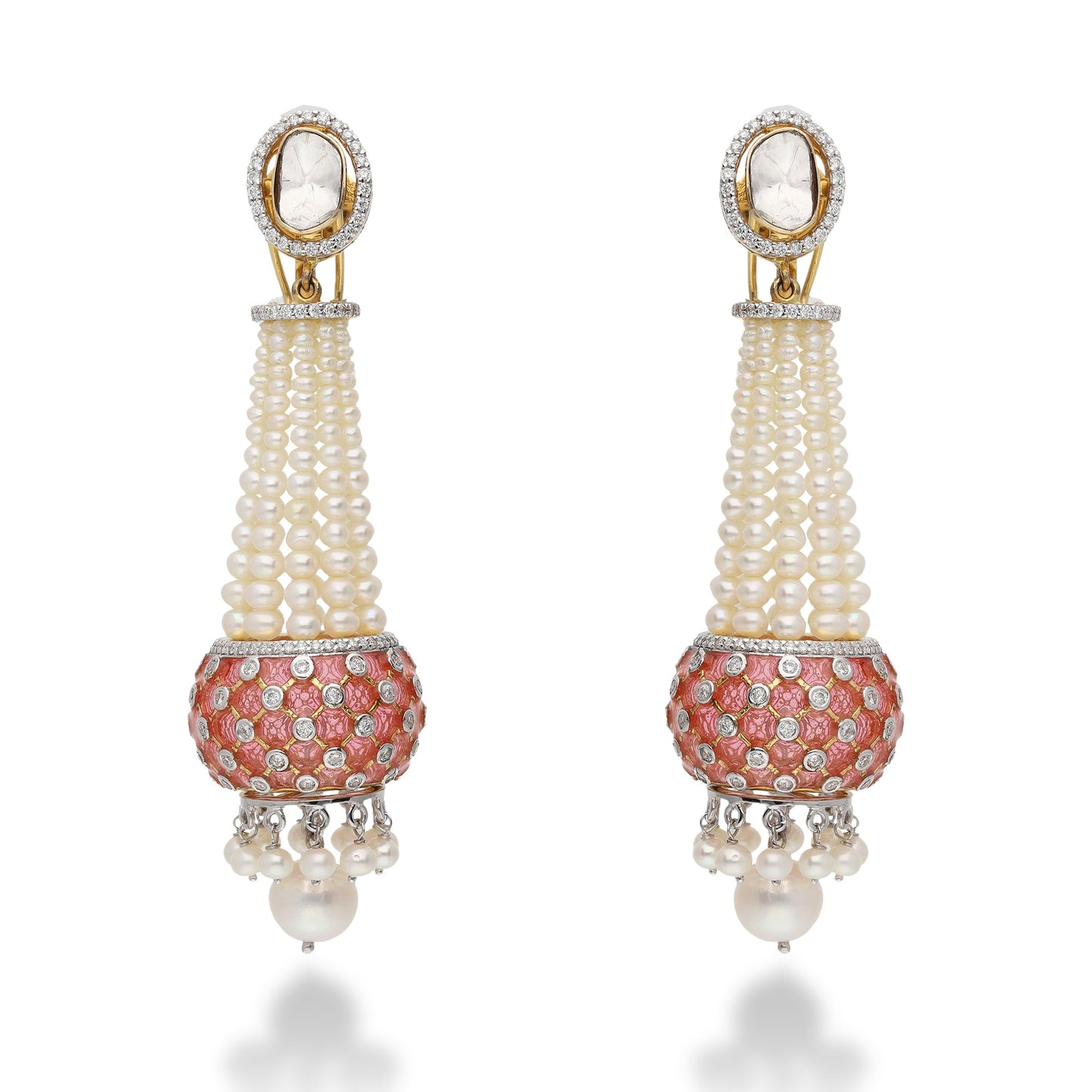 Mosaique Coral Earring