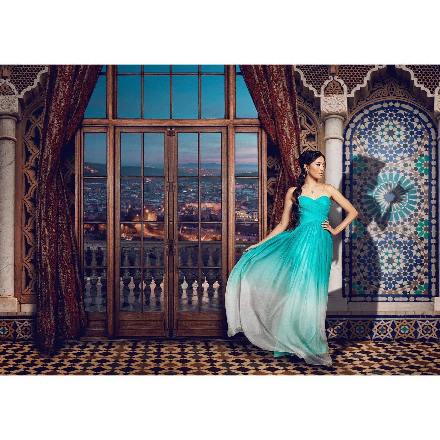 Jasmine Genie Lamp with 1/10 cttw Diamonds