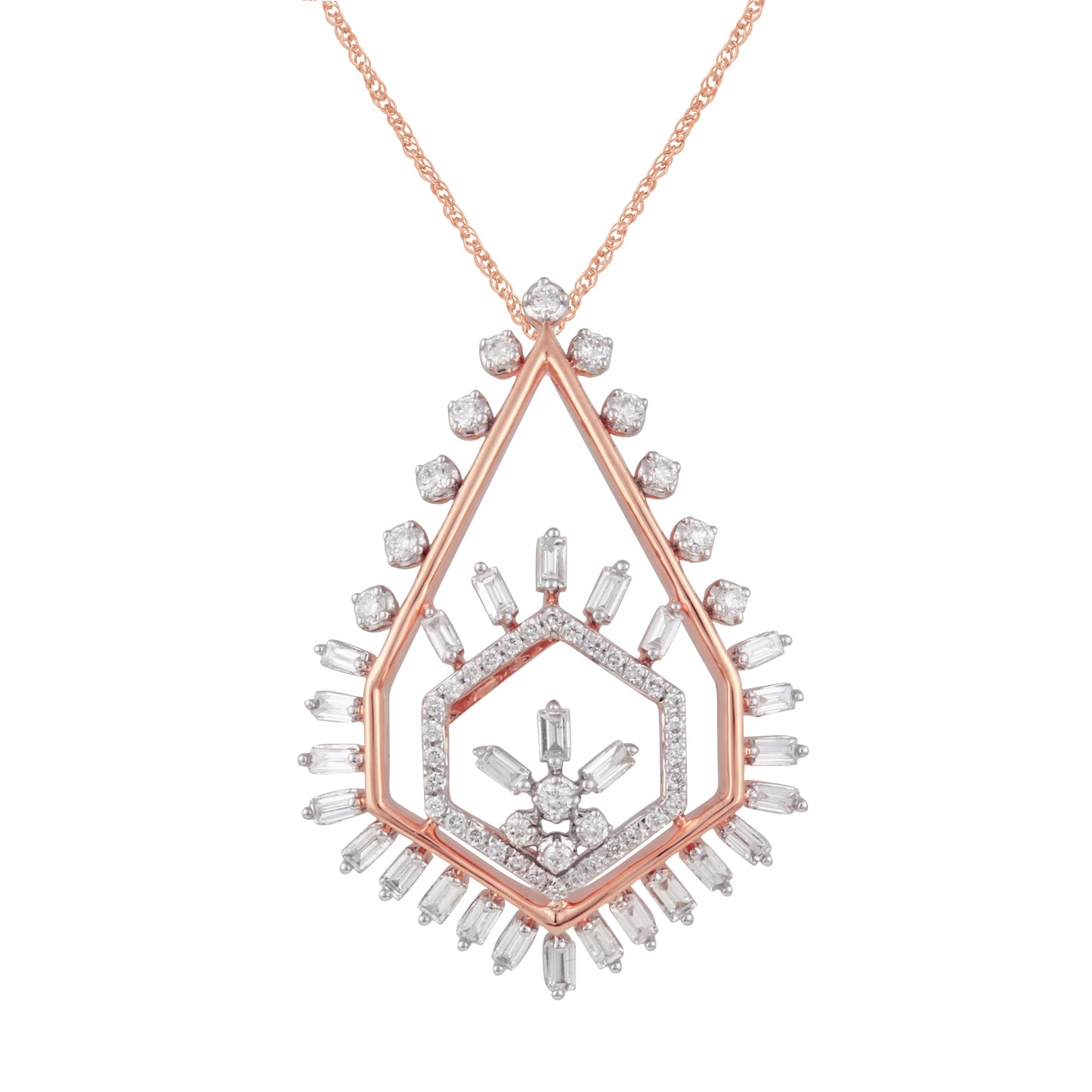 Scatter Waltz Flicker Diamond Pendant