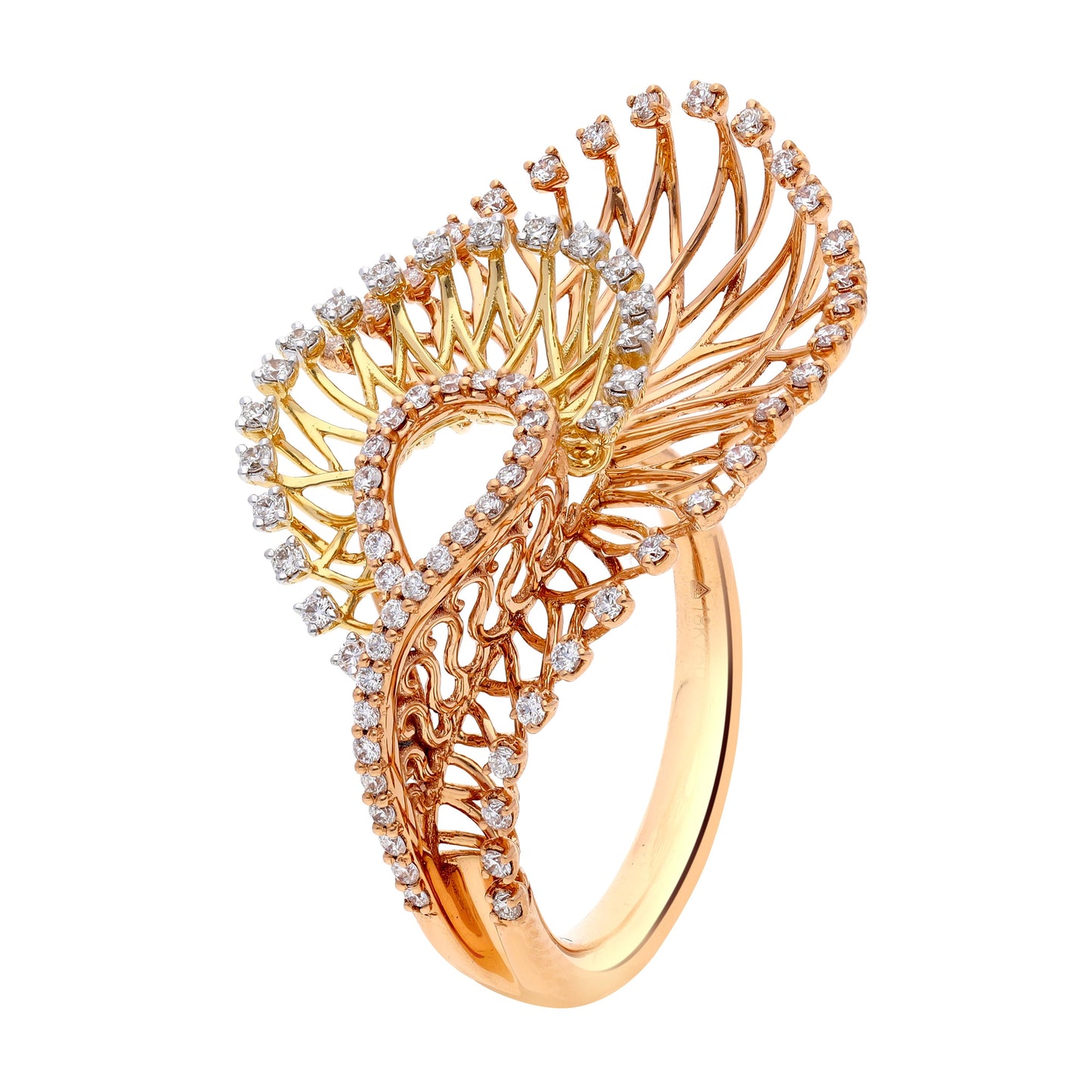 Starring You Basket Diamond Ring