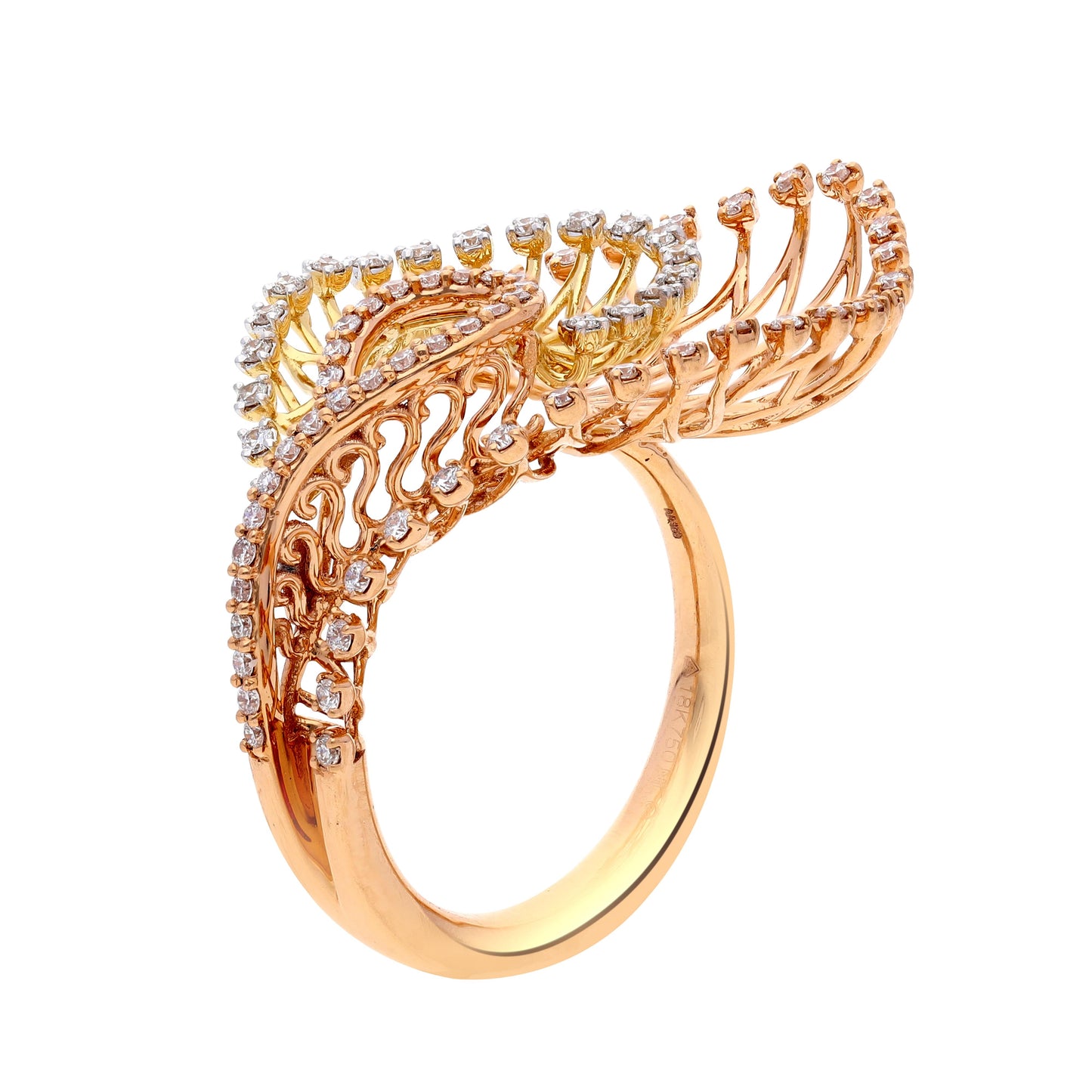 Starring You Basket Diamond Ring