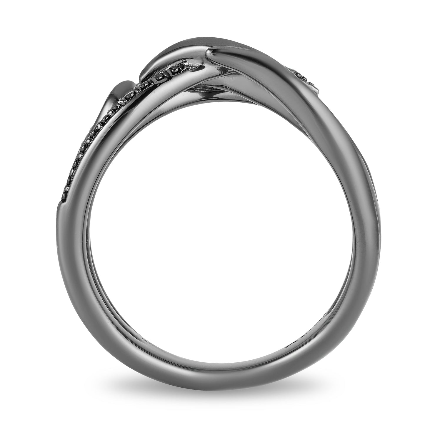 Maleficent Ring with 1/5 cttw Black Diamonds