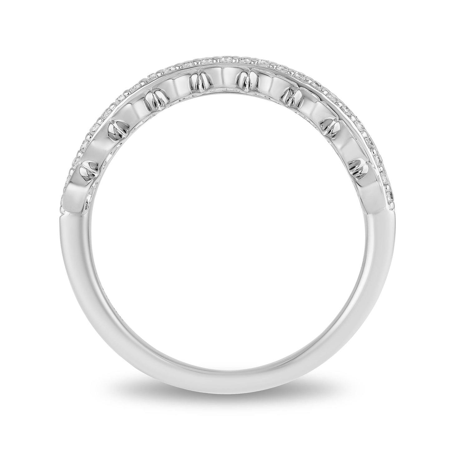 Majestic Princess Tiara Rings with 1/10 cttw Diamonds