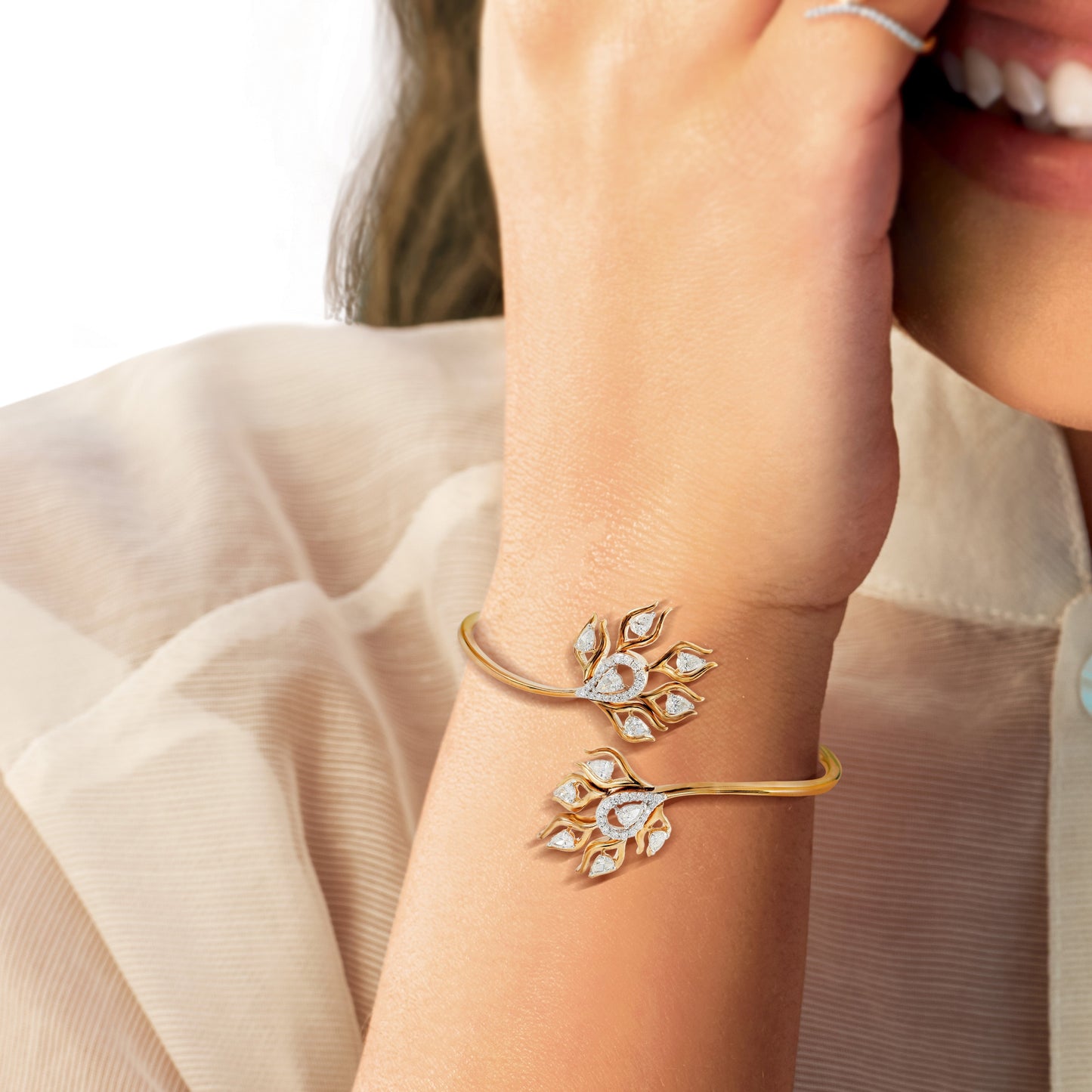 Skyward bound Indaliai Diamond Bangle*