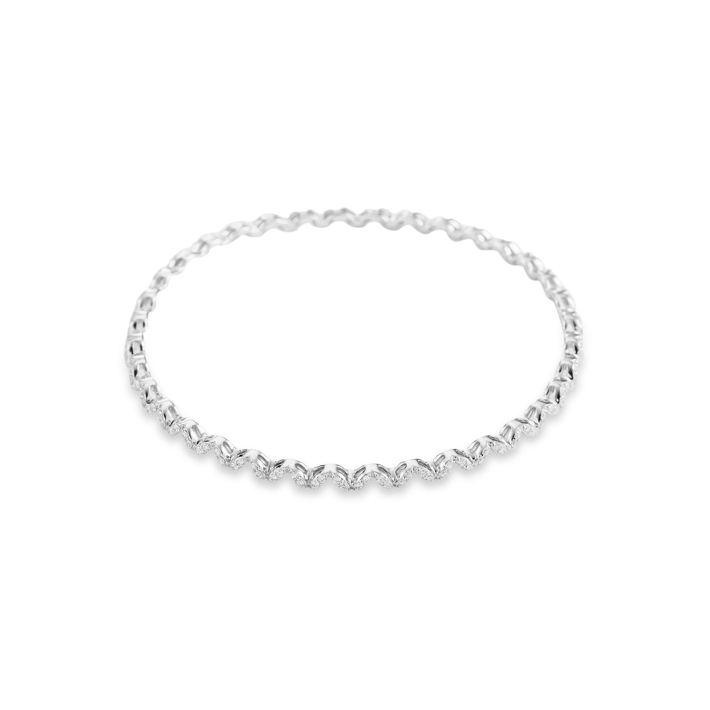 Zinnia Diamond Bangle*