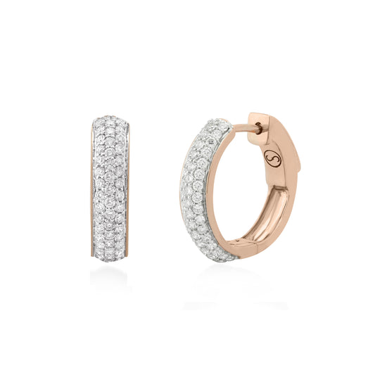 Circled Maya Diamond Earrings
