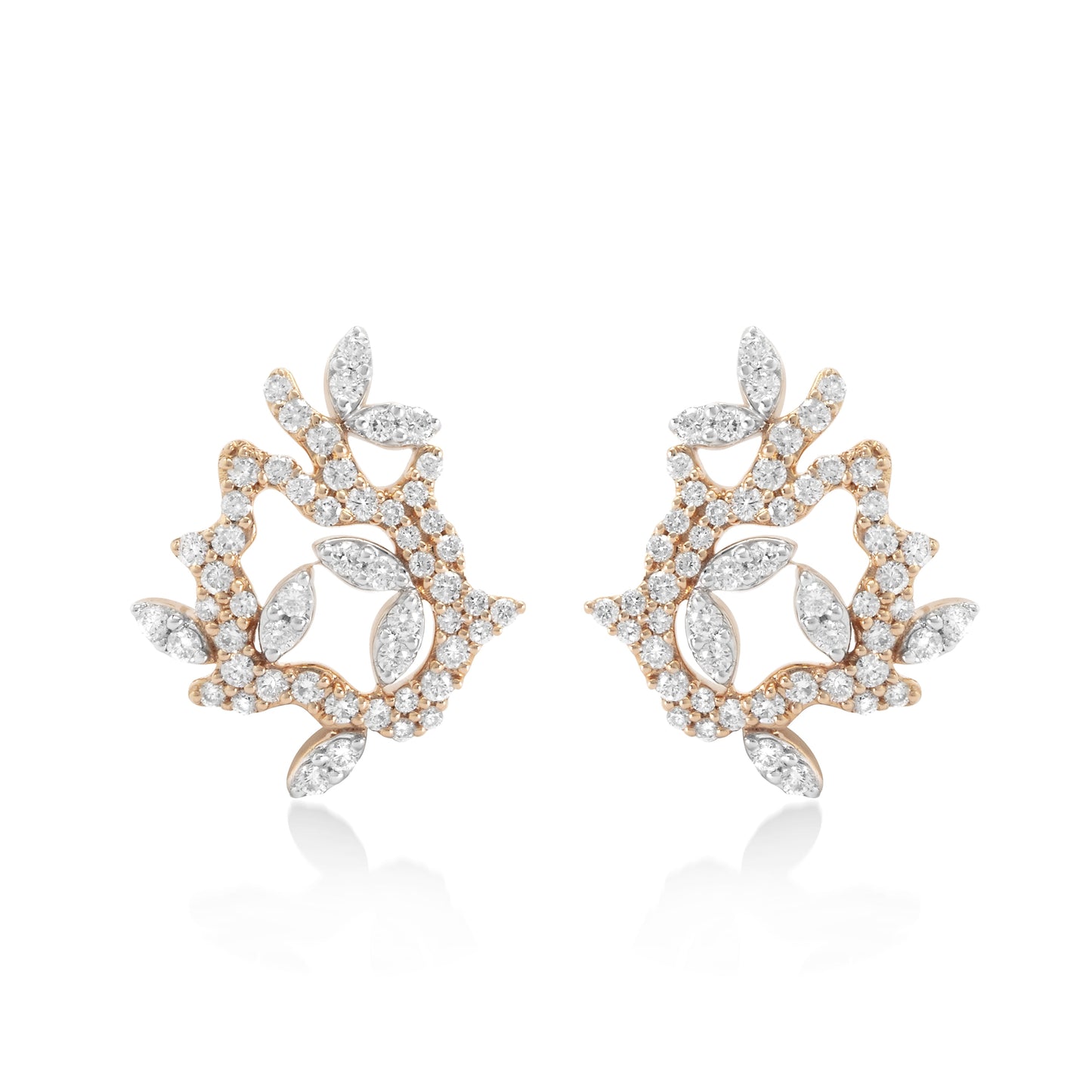 Lady Earth Bouquet Diamond Earrings