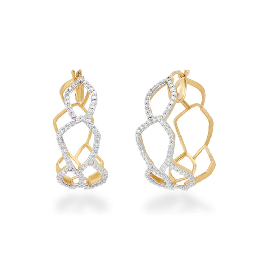 Elements Shadow Diamond Earrings