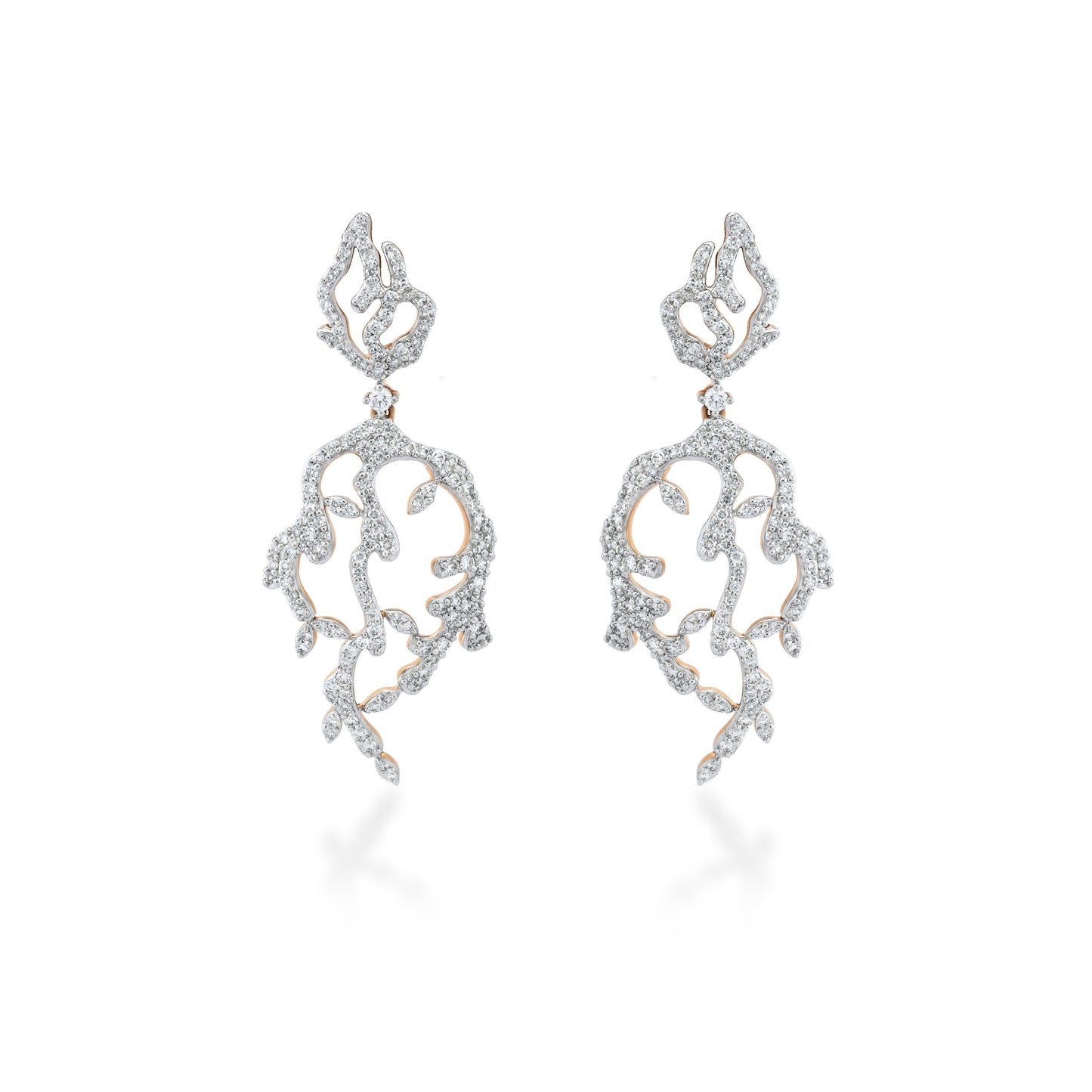 Lady Earth Ivy Diamond Earrings*