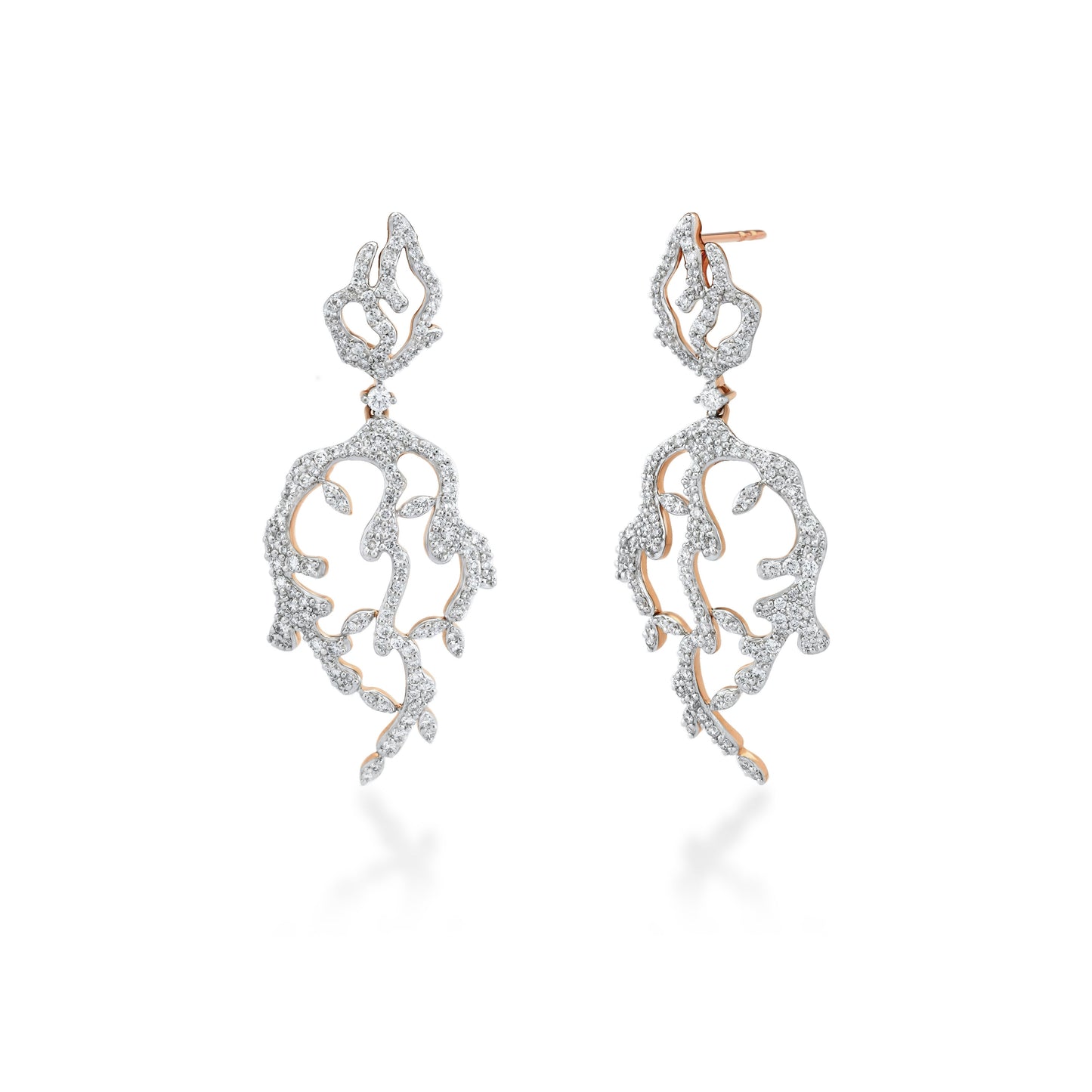 Lady Earth Ivy Diamond Earrings*