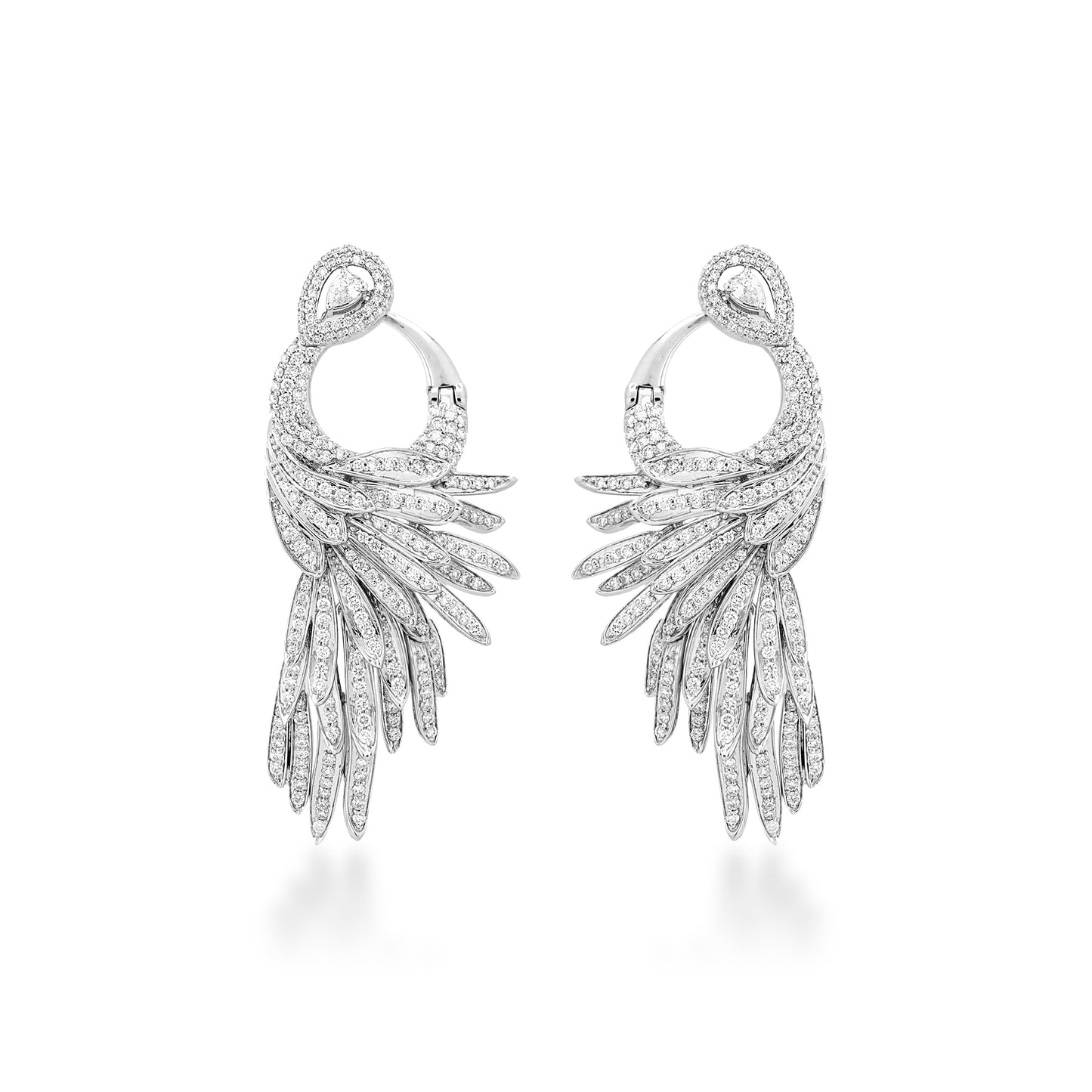 Skyward Bound Cluster Diamond Earrings