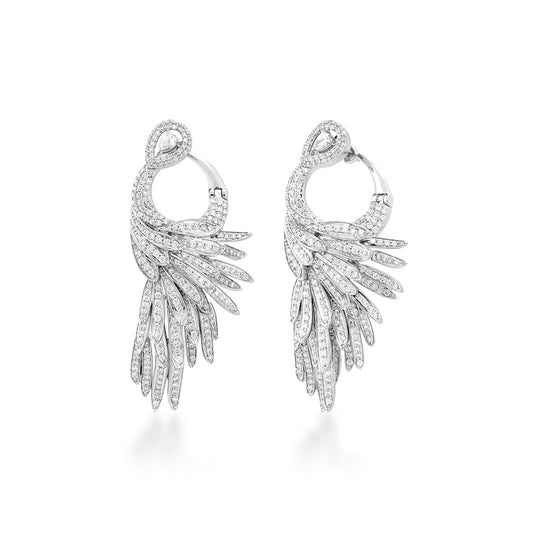 Skyward Bound Cluster Diamond Earrings