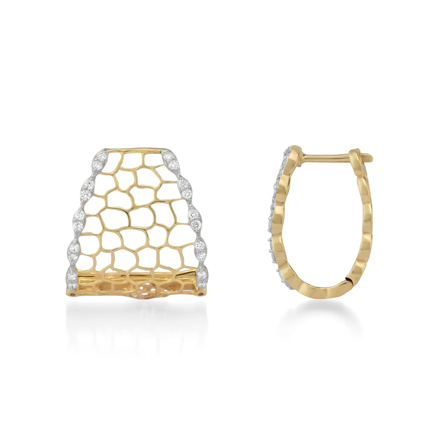 Starring You Cameo Diamond Earrings