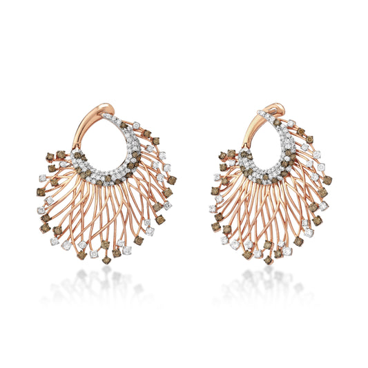 Starring You Fanfare Diamond Earrings