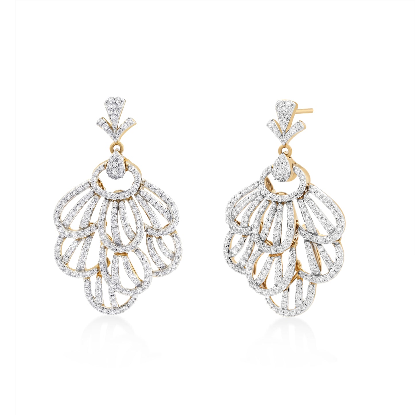 Skyward Bound Fantail Diamond Earrings