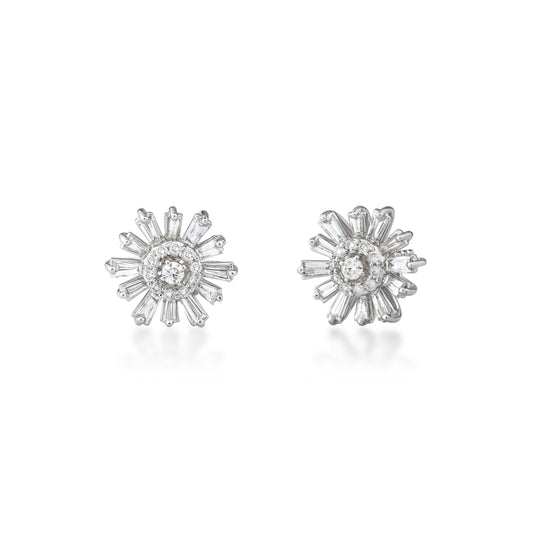 Scatter Waltz Sunray Diamond Earrings