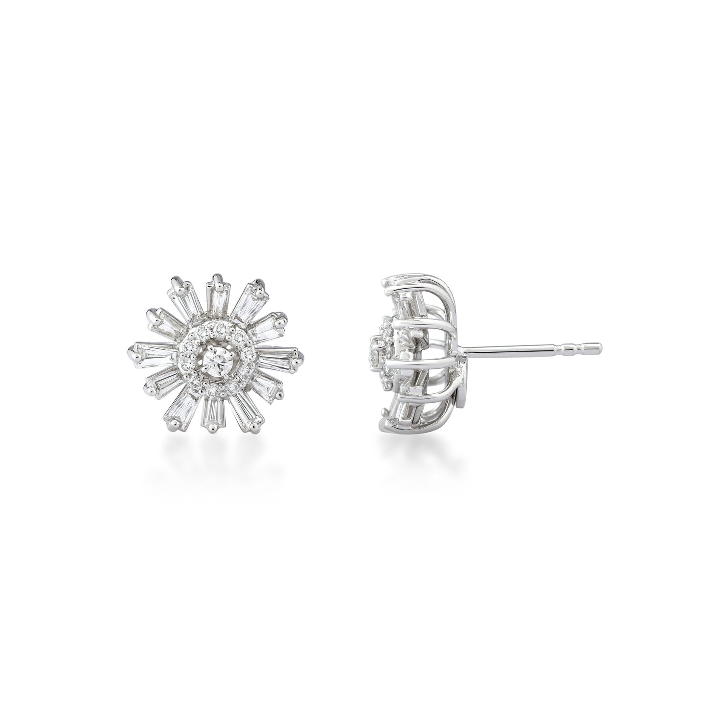 Scatter Waltz Sunray Diamond Earrings