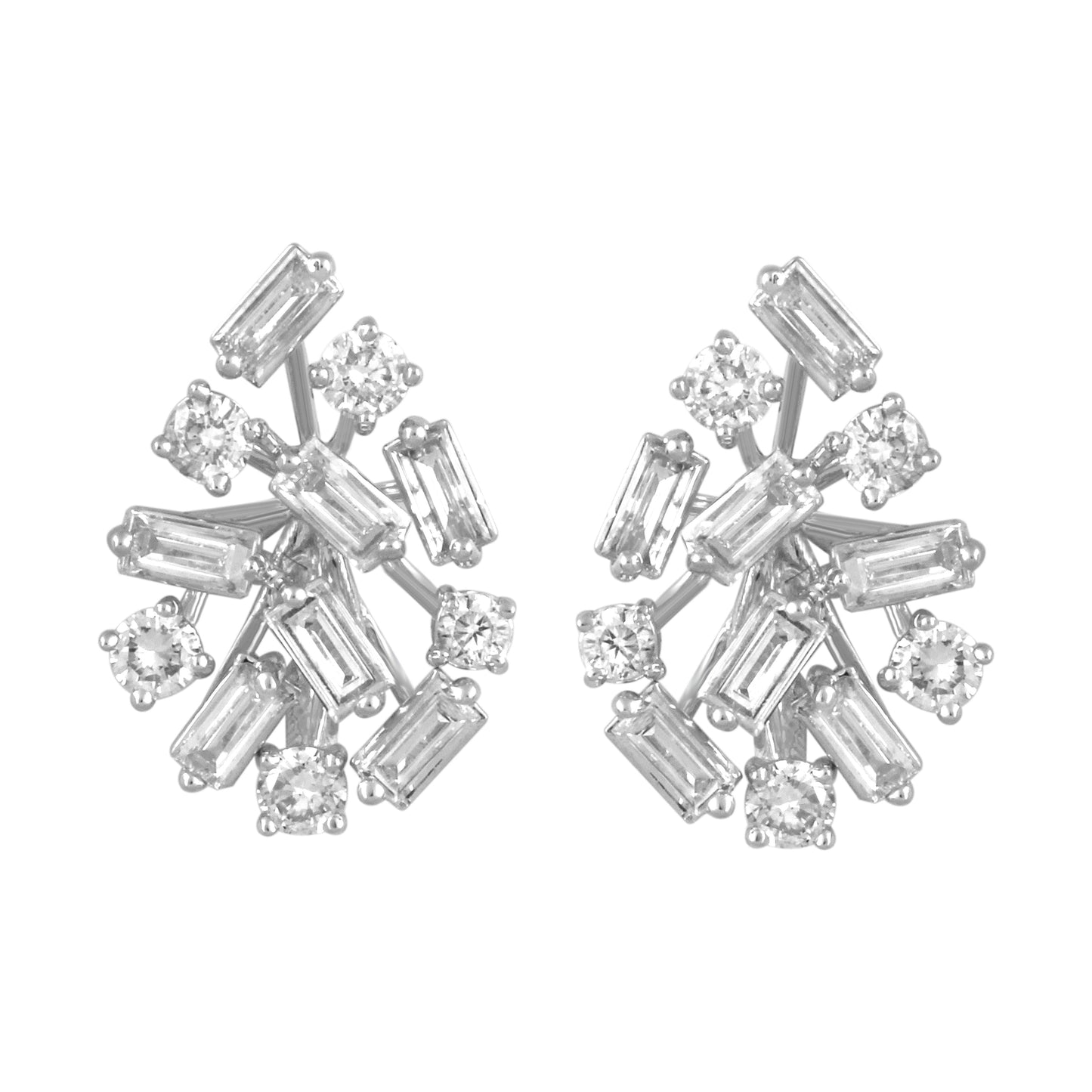 Scatter Waltz Disperse Diamond Earrings