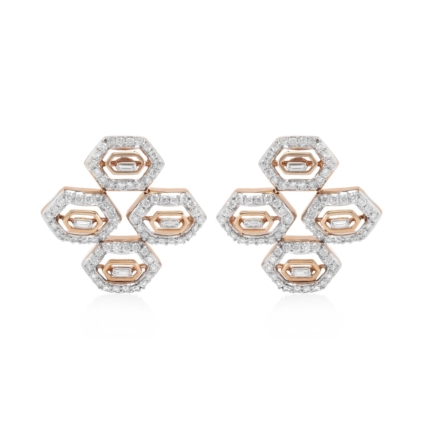 Regalia Four Knights Diamond Earrings