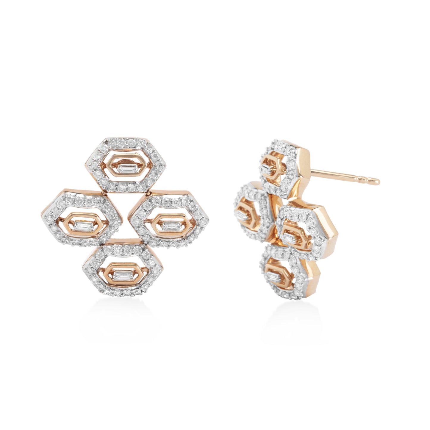 Regalia Four Knights Diamond Earrings