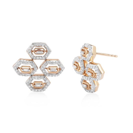 Regalia Four Knights Diamond Earrings